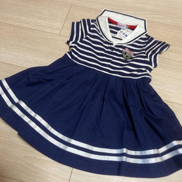 新品　ミキハウス　セーラーワンピースキッズ服女の子用(90cm~)