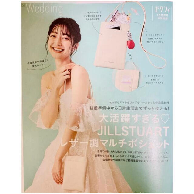 JILLSTUART(ジルスチュアート)の【新品未使用品】JILL STUART レザー調マルチポシェット レディースのファッション小物(ポーチ)の商品写真