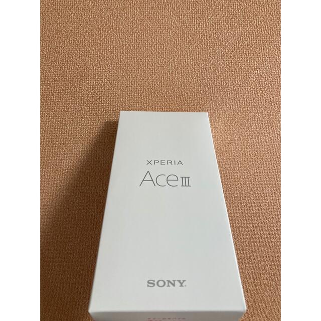 Xperia Ace III ブラック SIMフリー ※Y!mobile版スマホ/家電/カメラ