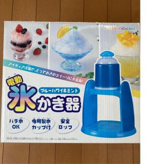 ドウシシャ(ドウシシャ)の電動 かき氷器　氷かき器(調理道具/製菓道具)