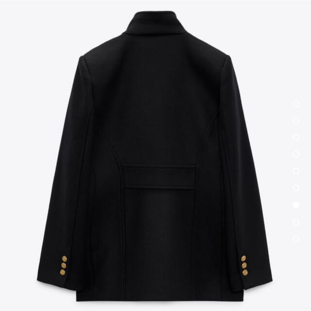 ZARA(ザラ)の【新品】ZARA ゴールドボタン ウールブレンドコート レディースのジャケット/アウター(その他)の商品写真