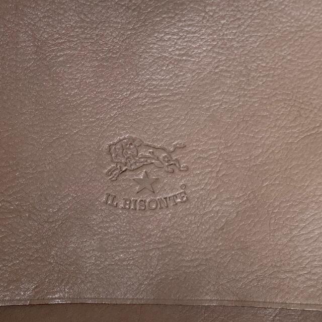 IL BISONTE イルビゾンテ フラップ付 ショルダーバッグ グレージュ