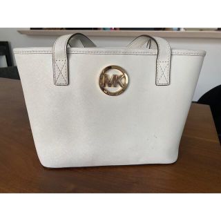 マイケルコース(Michael Kors)のマイケルコース　ハンドバッグ　白　MichaelKors (ハンドバッグ)