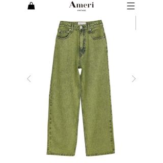 Ameri MEDI MODERATELY STRAIGHT DENIMパンツ