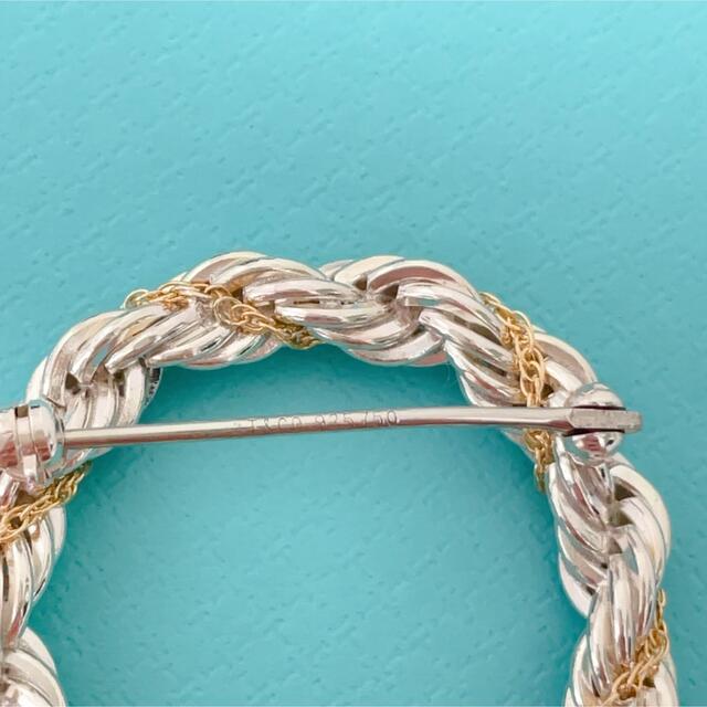 Tiffany & Co.(ティファニー)の希少美品TIFFANY&Co.ティファニーツイストサークルブローチ レディースのアクセサリー(ブローチ/コサージュ)の商品写真