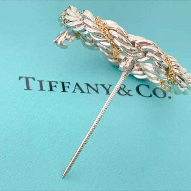 Tiffany ツイストモチーフ ブローチ 美品ブローチ/コサージュ