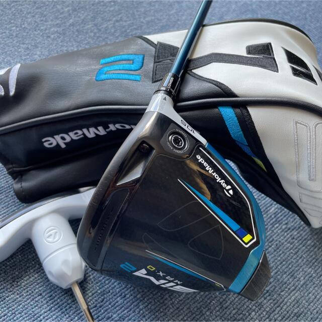 TaylorMade(テーラーメイド)の《テーラーメイド》SIM2 MAX-D 10.5 SRドライバー シム2＋付属品 スポーツ/アウトドアのゴルフ(クラブ)の商品写真