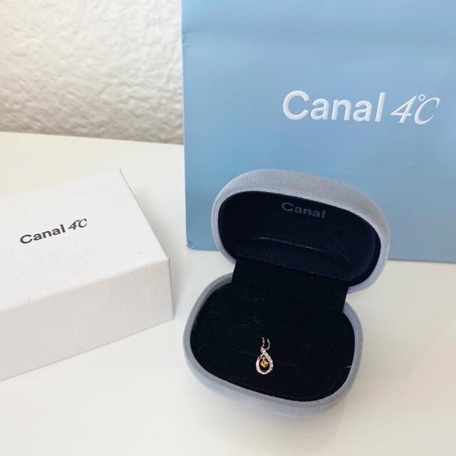 canal４℃(カナルヨンドシー)のcanal 4°C シルバーネックレス 11月 誕生石 シトリン レディースのアクセサリー(ネックレス)の商品写真