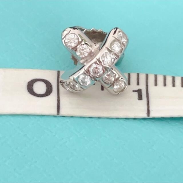 Tiffany & Co.(ティファニー)の専用TIFFANY&Co.ティファニークロスステッチ ダイヤ プラチナ ピアス レディースのアクセサリー(ピアス)の商品写真