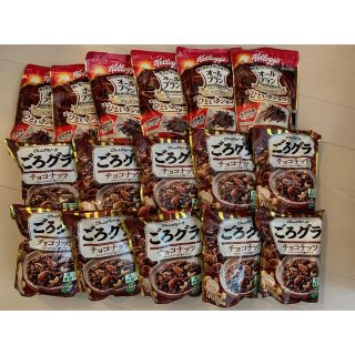 ニッシンショクヒン(日清食品)のごろっとグラノーラ(400g)×10個、オールブラン(200g)×6個(その他)