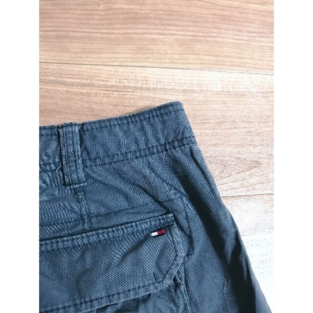 TOMMY HILFIGER(トミーヒルフィガー)のTOMMY トミーヒルフィガー ワイドショーツ ハーフパンツ 短パン カーキXL メンズのパンツ(ショートパンツ)の商品写真