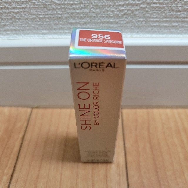 L'Oreal Paris(ロレアルパリ)のロレアルパリ シャインオン 956 ティーオレンジサングイン コスメ/美容のベースメイク/化粧品(口紅)の商品写真