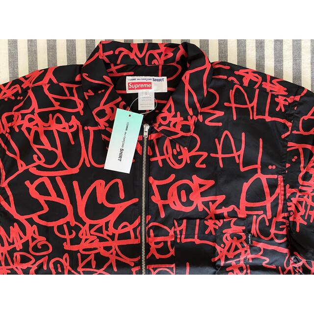 Supreme COMME des GARCONS Shirt 半袖 シャツ L 【好評にて期間延長