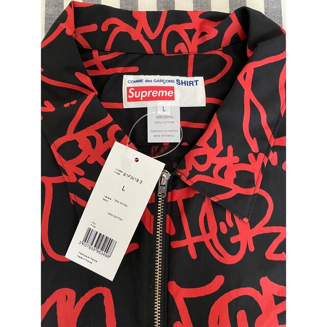 Supreme COMME des GARCONS Shirt 半袖 シャツ L 【好評にて期間延長