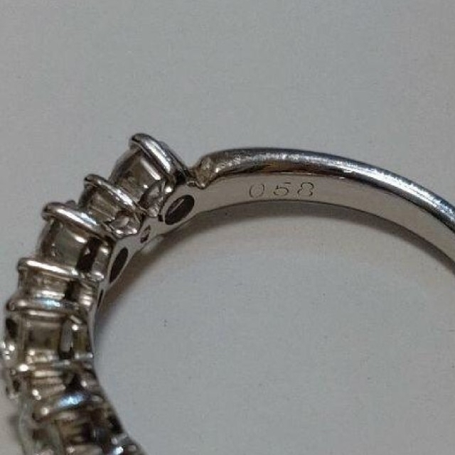 ダイヤモンド エタニティ リング 9号　プラチナ900 レディースのアクセサリー(リング(指輪))の商品写真