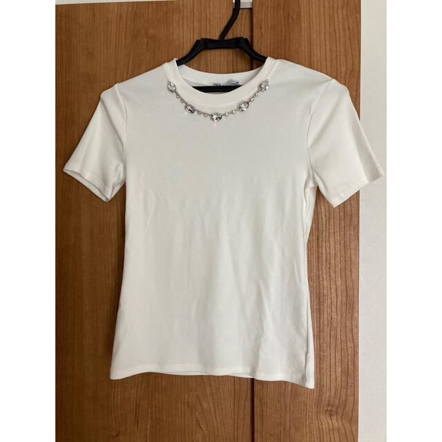 ZARA(ザラ)のZARA ネックレスフィットTシャツ メンズのトップス(Tシャツ/カットソー(半袖/袖なし))の商品写真