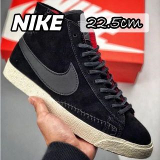 ナイキ(NIKE)のナイキ ブレーザー PRM ブラック 22.5cm Y-230(スニーカー)