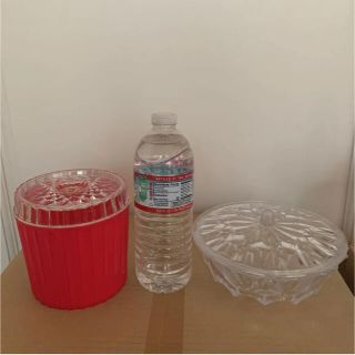 昭和レトロなプラスチック容器　2個セット　送料込み(容器)