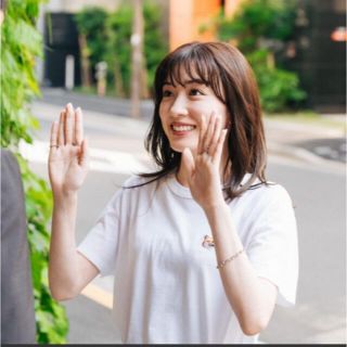 メゾンキツネ(MAISON KITSUNE')のメゾンキツネフォックスヘッドTシャツ　S(Tシャツ/カットソー(半袖/袖なし))