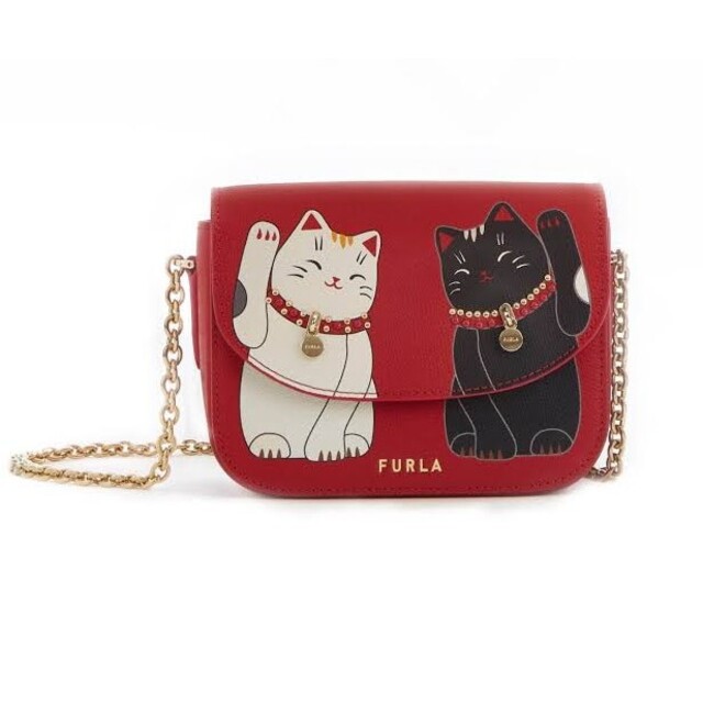 Furla(フルラ)の【新品未使用】 FURLA フルラ ショルダーバッグ 招き猫 レッド 赤 レディースのバッグ(ショルダーバッグ)の商品写真