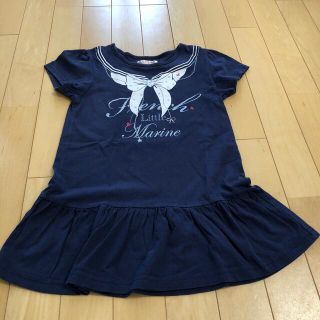 マザウェイズ(motherways)のmotherways マザウェイズ　トップス　140 チュニック丈　ワンピース(Tシャツ/カットソー)