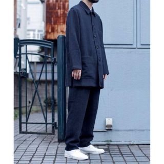 コモリ(COMOLI)の【わたしたわし様専用】Cale WATER TWIST LINEN PANTS(スラックス)