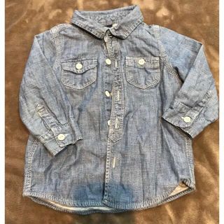 ベビーギャップ(babyGAP)のbaby Gapデニムシャツ　90(シャツ/カットソー)