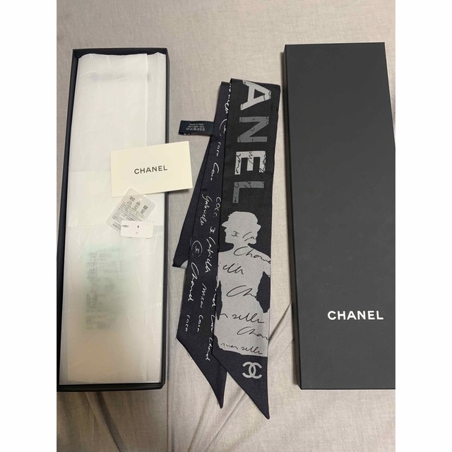 シャネル 22B chanel 新作 スカーフ ツイリー ヘアバンド