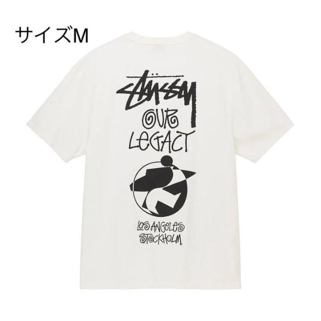 【新品】stussy Tシャツ　サイズM ホワイト