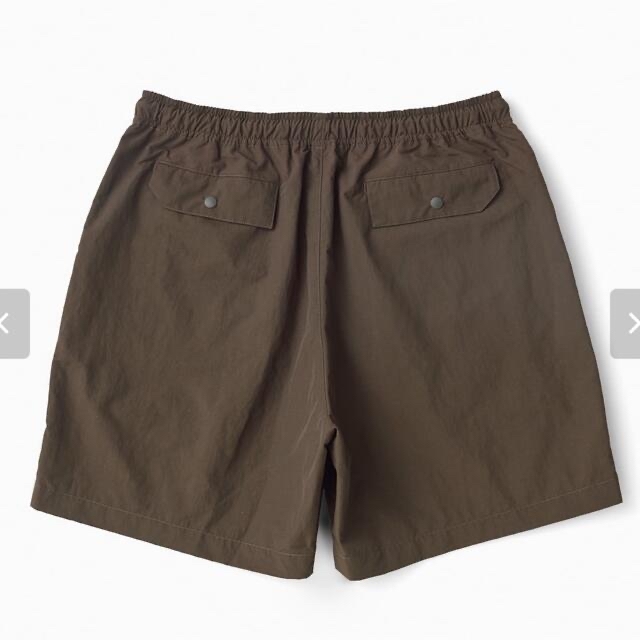 1LDK SELECT(ワンエルディーケーセレクト)のennoy Nylon Shorts (BROWN) Mサイズ メンズのパンツ(ショートパンツ)の商品写真