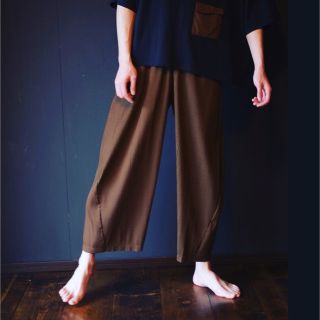 ヨウジヤマモト(Yohji Yamamoto)のKa na ta / pleates X pants black(カジュアルパンツ)