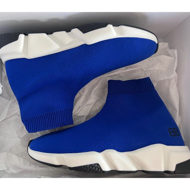 品質のいい BALENCIAGA kids バレンシアガ BBロゴスピードスニーカーの