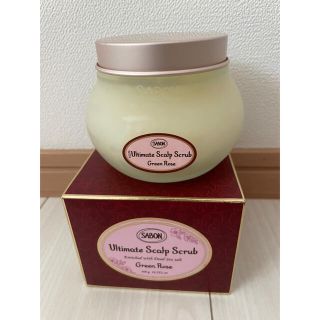 サボン(SABON)のヘッドスクラブ グリーン･ローズ(300g)(ボディスクラブ)