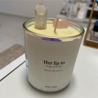 ハーリップトゥ(Her lip to)のハーリップトゥ　キャンドル　ローズクォーツ(キャンドル)