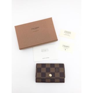 ルイヴィトン(LOUIS VUITTON)のほぼ未使用　ルイ ヴィトン　ダミエ　キーケース　ミュルティクレ6　(キーケース)