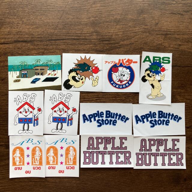 apple butter store ステッカー