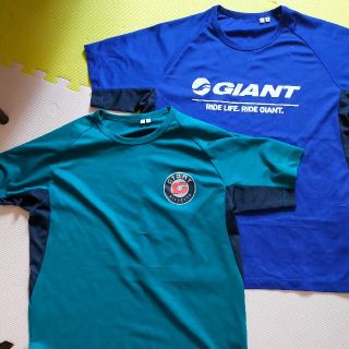 ユニクロ(UNIQLO)のユニクロ×ジャイアントUNIQLO×GIANT２枚セットM(Tシャツ/カットソー(半袖/袖なし))