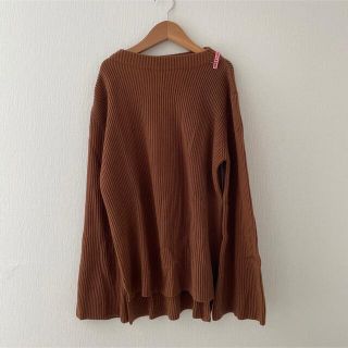 フリークスストア(FREAK'S STORE)のフリークスストア  リブニット　ブラウン　茶色(ニット/セーター)