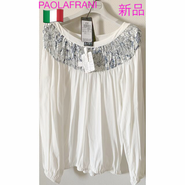 人気の PAOLA FRANI 新品 PAOLA FRANI 新品 トップス Tシャツ - www