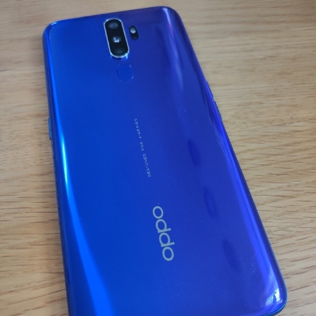 OPPO A5 2020 ブルー 美品 除菌清掃済 - スマートフォン本体