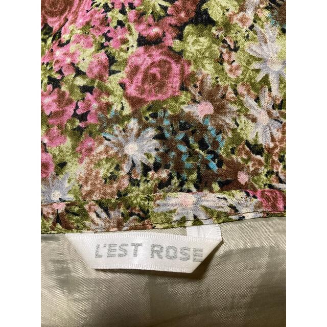 L'EST ROSE(レストローズ)のレストローズ　小花柄スカート レディースのスカート(ひざ丈スカート)の商品写真