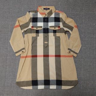 バーバリー(BURBERRY)のバーバリー　BURBERRY　シャツワンピース　120(ワンピース)