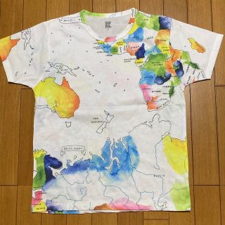 グラニフ 地図 マップ柄 レディース