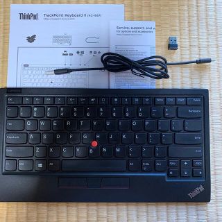 レノボ(Lenovo)のワイヤレスThinkpad トラックポイント キーボードII KC-1957(PC周辺機器)