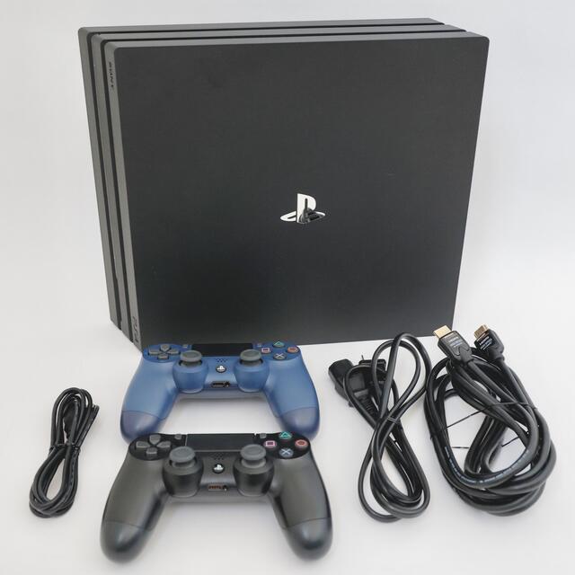 PS4 Pro 1TB 純正コントローラー2個付 箱無し※動作確認済-