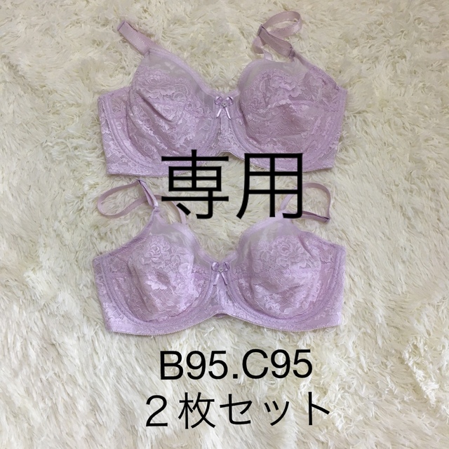 スピカ様専用　　シャンデール　補正下着　ブラジャー　B95,C95２枚セット レディースの下着/アンダーウェア(ブラ)の商品写真