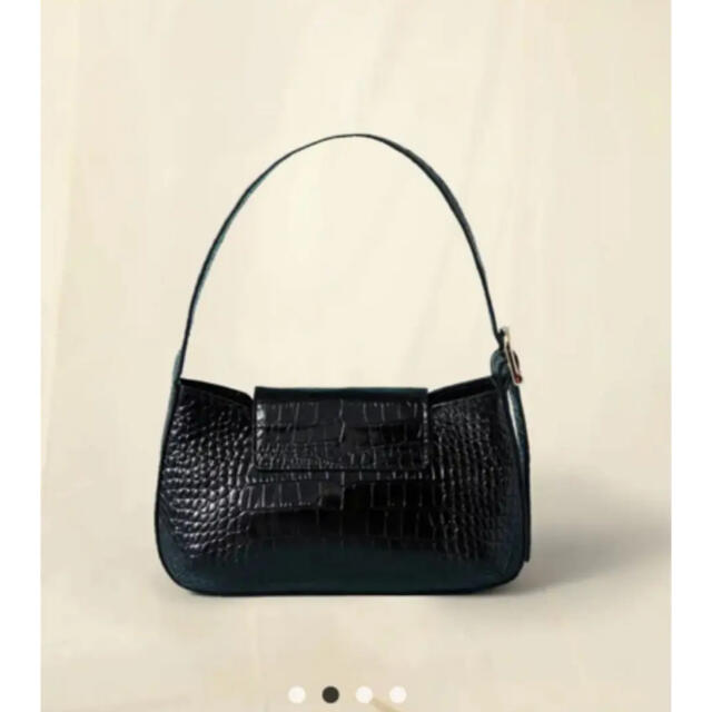 Rouje ハンドバッグ　BAGUETTE BAG  CROCO NOIR 2