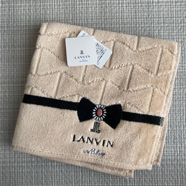 LANVIN en Bleu(ランバンオンブルー)のLANVIN en Bleu タオルハンカチ  レディースのファッション小物(ハンカチ)の商品写真