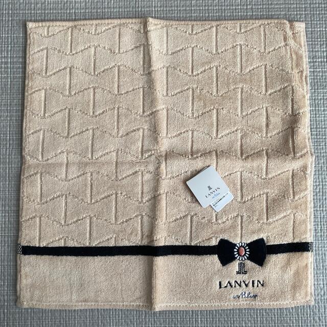 LANVIN en Bleu(ランバンオンブルー)のLANVIN en Bleu タオルハンカチ  レディースのファッション小物(ハンカチ)の商品写真