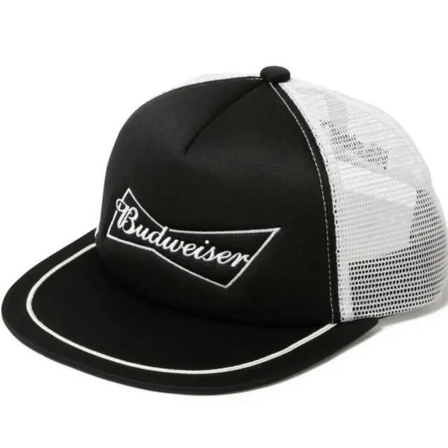 WYxBW MESH CAP Wasted Youth Budweiser 黒